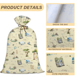 1 Pcs Extra Large Plastic Gift Bag, Bear Oversized Favors Gift Bags, Large Gift Wrapping Bags For Baby Shower Gender Reveal Birthday, Pooh Party Favors Supplies Decoration, 56" X 36"