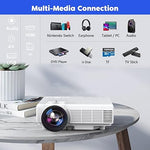 Mini Projector w/ Tripod, Portable, 1080P, Compatible with TV Stick, Phone