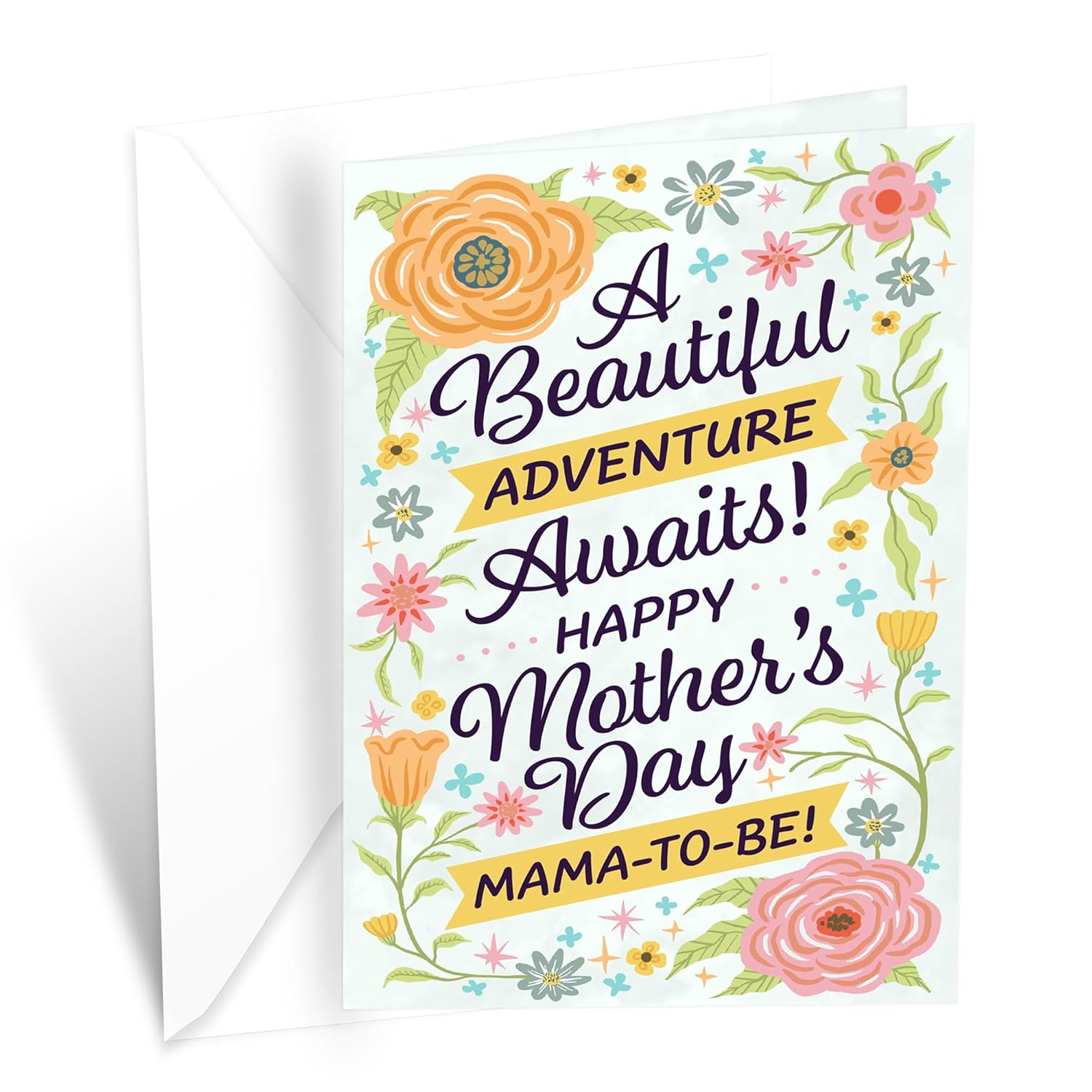 Mama To Be Mother'S Day Card, Made In America, Thick Card Stock With Premium Envelope Packaged In A Reusable Presentation Mailer, Eco-Friendly, 5In X 7.75In