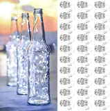 30 Pack Battery Operated Fairy Lights 7FT 20 LED Warm White Mini String Lights Waterproof Copper Wire Twinkle Lights for Wedding Party Decor