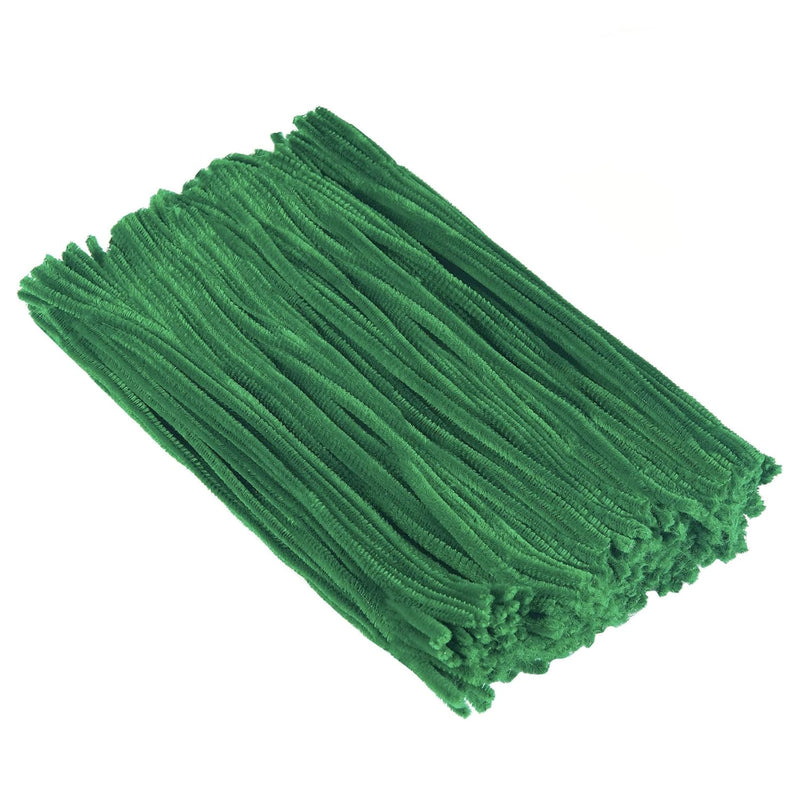 Pipe Cleaners Craft Supplies - 300Pcs Dark Green Pipe Cleaners Chenille Stems