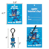 24 Set Valentines Cards For Kids Classroom, Non-Candy Class Valentines Day Gifts For Kids Boys & Girls, Valentine Favors For School Parties