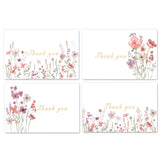 Thank You Cards With Envelopes & Stickers – 20-Pack Watercolor Floral Blank Note Cards, 4" X 6", Heavy 300Gsm Cardstock For Weddings, Baby Showers & Business