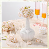 Ranunculus Artificial Flower 18 Pcs Faux Silk Mini Ranunculus Flowersfaux Silk Mini Ranunculus-Flowers For Home Decor, Wedding, Table Centerpiece And Bridal Shower Decorations & Arrangements