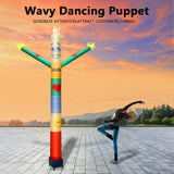 8 Ft Inflatable Air Wacky Waving Tube Dancer With Blower For Thanksgiving Days Decorations Blow Up Inflate Luky For Dail