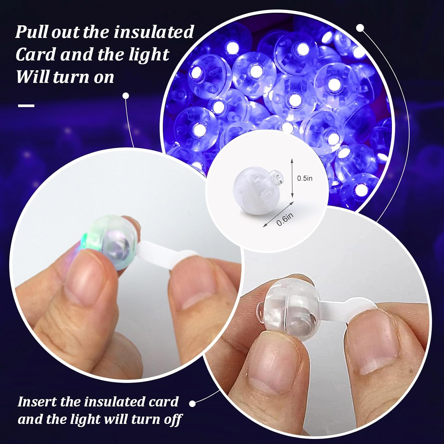Purple Led Balloon Lights, 100Pcs Mini Round Balls Lights Long Standby Time Flash Ball Lights For Balloon Paper Lantern