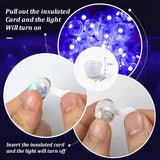 Purple Led Balloon Lights, 100Pcs Mini Round Balls Lights Long Standby Time Flash Ball Lights For Balloon Paper Lantern