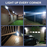4 Pack 28 LED Solar Motion Sensor Lights IP65 Waterproof Wireless Outdoor Security Lights