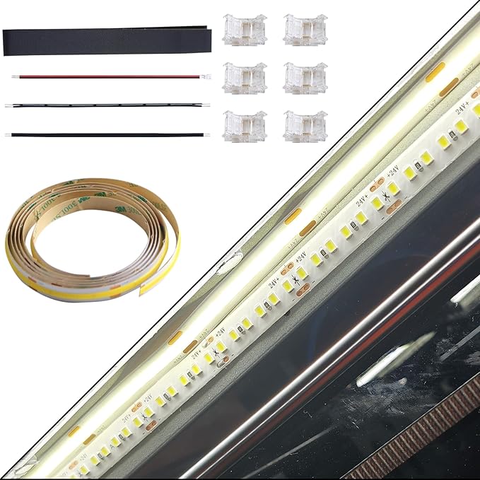 24V COB LED Light Kit for Creality K1 Max 3D Printer 1.3m Super Bright Flexible LED Strip Replacement