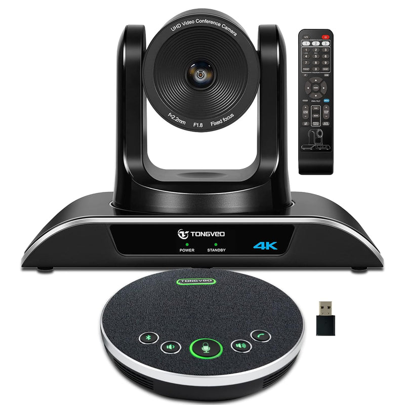 4K Conference Room Camera System, Ai Auto-Tracking Ptz Camera 5X Digital Zoom