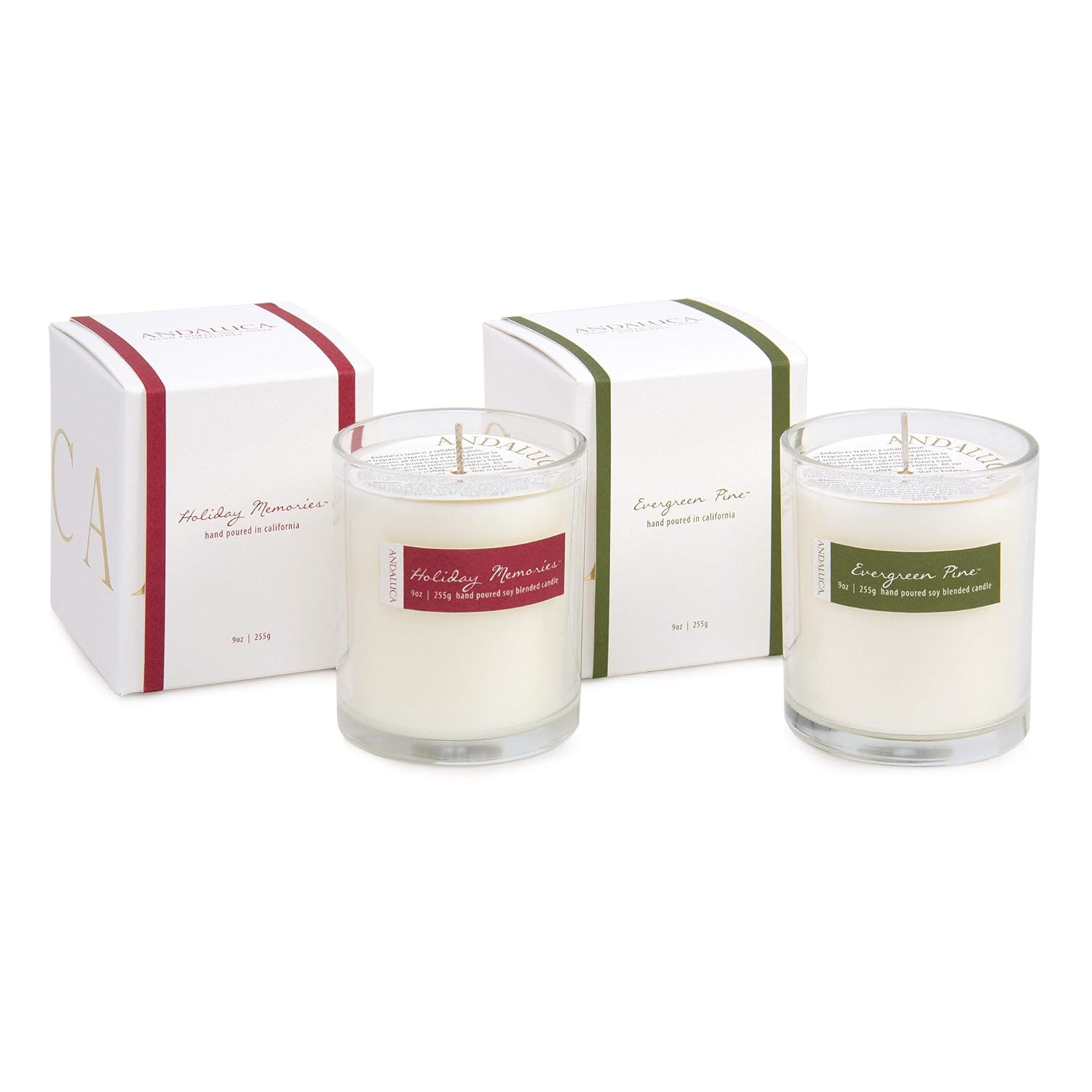 Evergreen Pine Scented Soy 9 Oz Candle | Hand Poured