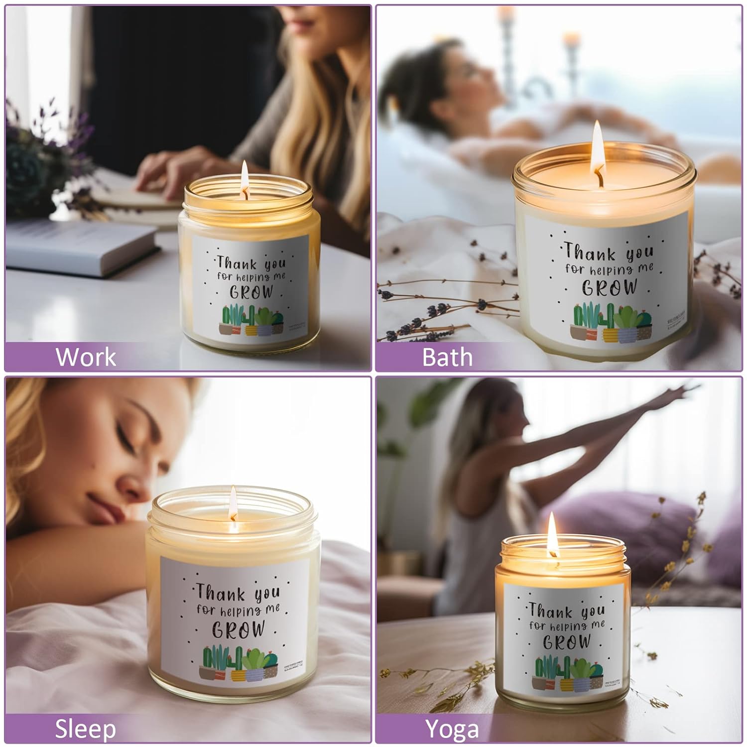 Teacher Gifts For Women - Teacher Appreciation Gift Thank You For Helping Me Grow Valentine Gifts For Teachers