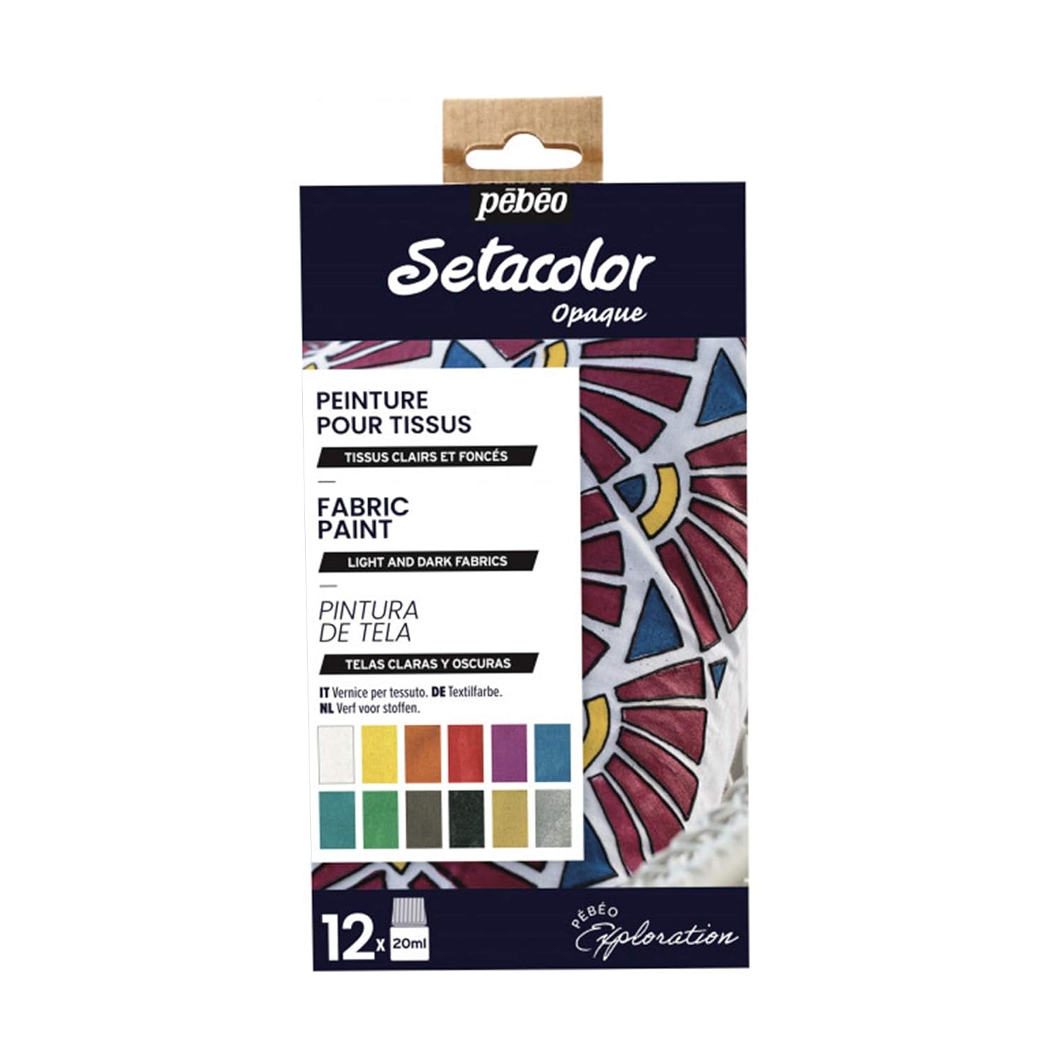 Setacolor Exploration Set - Opaque Shimmer 12 x 20 ml