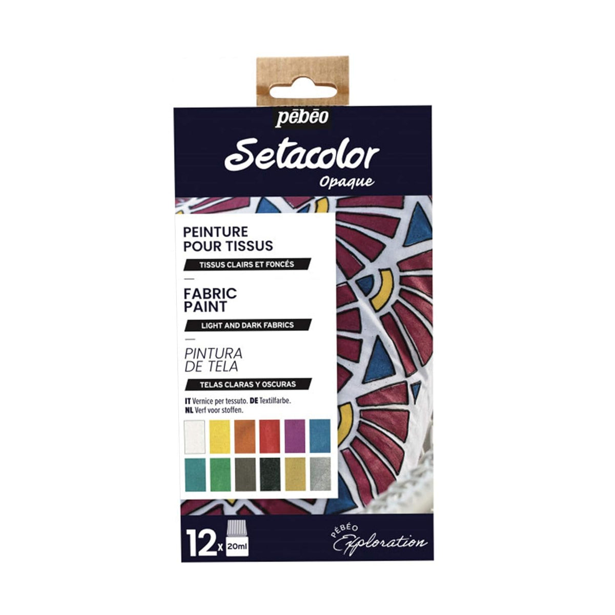 Setacolor Exploration Set - Opaque Shimmer 12 x 20 ml