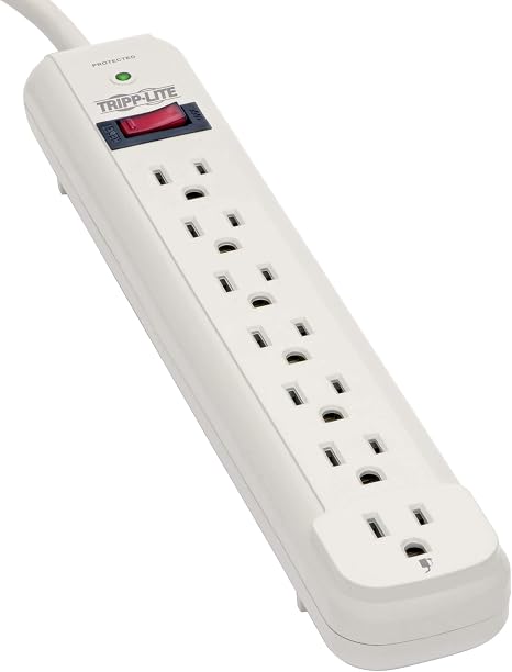 7 Outlet Surge Protector Power Strip with 25 ft Extra Long Cord