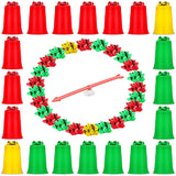 Christmas Party Games Spinner Wheel Christmas Roulette Raffle Game Set Include 38 Plastic Star Flower 20 Disposable Cups And 1 Pointer Spinner Wheel For Prizes Party Supplies