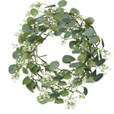 Artificial Eucalyptus Garland 4 Pack, Faux Babys Breath Flowers Gypsophila Vine 5.57Ft, Real Touch Hanging For Wedding Arch Party Home Decor Diy