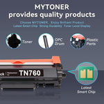 TN760/TN730 Toner, 2-Pack High Yield Black for MFC-L2710DW/HL-L2350DW