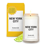 Scented Candles For Home (New York City) - 13.75 Oz Long-Lasting Soy Wax Jar Candle For Women & Men For All Occasions, 60-80 Hours Burn Time - Notes Of Lemon, Grapefruit & Jasmine