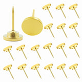 30 Pcs Metal Push Pins Gold Thumb Tacks Or For Cork Board Bulletin Board, Photos Wall Maps,Picture Hanging And Other Offices Schools Supplies Christmas Decoration