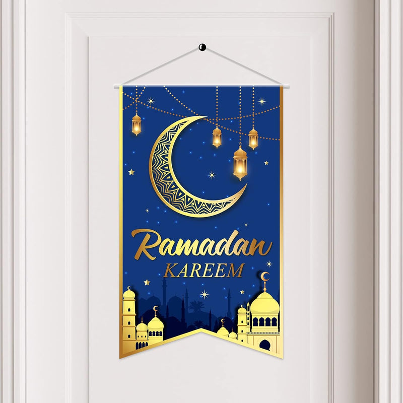 Ramadan Kareem Hanging Door Sign Ramadan Decorative Door Decor Welcome