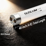12 Pack F32T8 32W Fluorescent Tube Light Bulbs 48 Inch G13 Base 4100K Cool White 3000LM