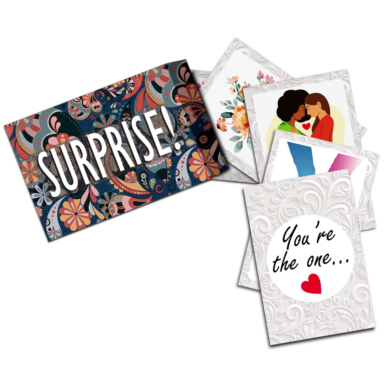 Romantic Love Cards For Lesbian Couples Lgbt Love - Romantic Card With Envelope - Card For Her, For Wife, Valentine'S Day, Christmas, Birthday, Anniversary, Wedding