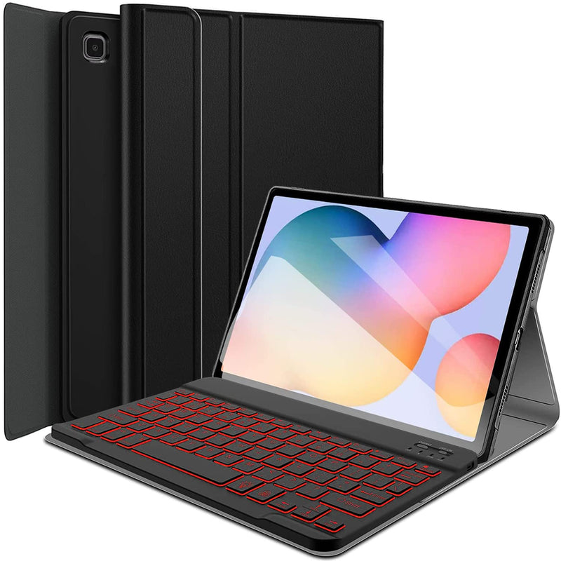 Backlit Keyboard Case For Samsung Galaxy Tab S6 Lite 10.4” 2022/2020,7 Colors