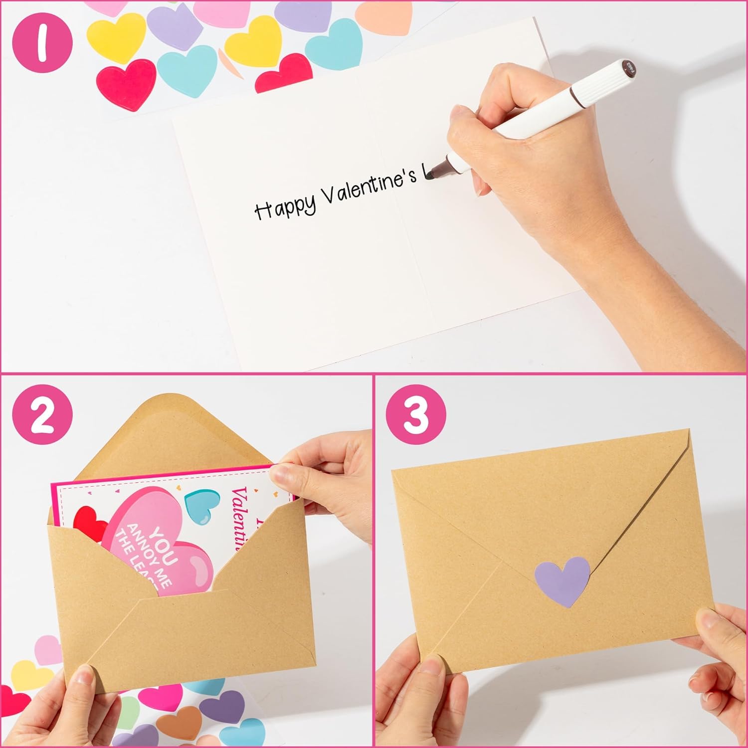 Funny Coworker Valentines Day Cards - Humorous Happy Valentine'S Day Greeting Cards Heart Stickers Envelopes Bulk Gifts For Boss Colleague Employee Office Party Favors Exchange Gift (24 Sets?