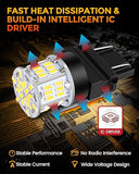3157 LED Bulb White Backup Reverse Light 3156 3057 4157 Super Bright Tail Brake Parking Lights 4 Pack