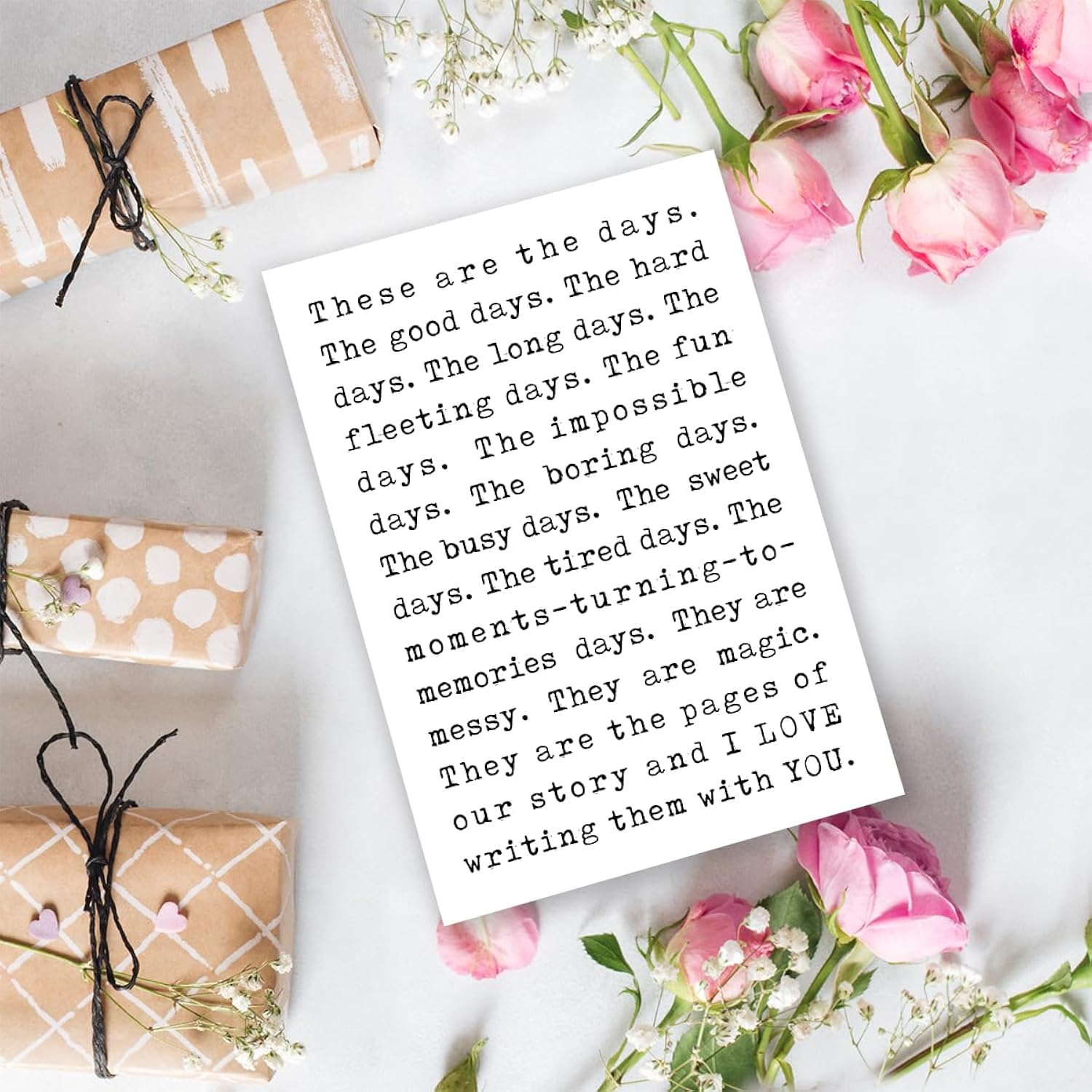 Heartfelt Valentine'S Day Card For Women Men, Romantic Anniversary Card&Gift For Husband Wife Couple Partner Spouse, Love You Card For Boyfriend Girlfriend, I Love You Cards For Fiance Fiancee Him Her