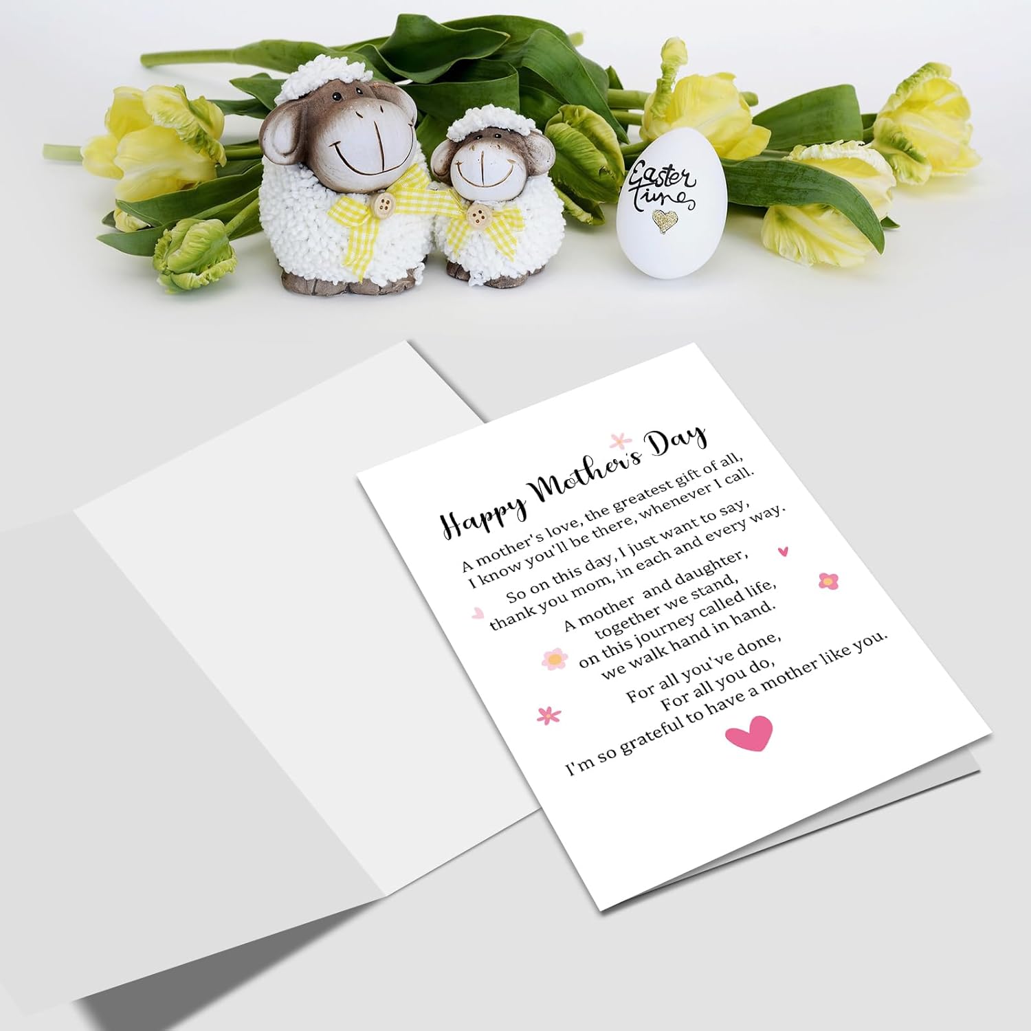 Sweet Mother'S Day Card From Daughter, Happy Mother'S Day Card For Mom, Poem Mother'S Day Card For Mom From Daughter, Grateful To Have A Mother Like You