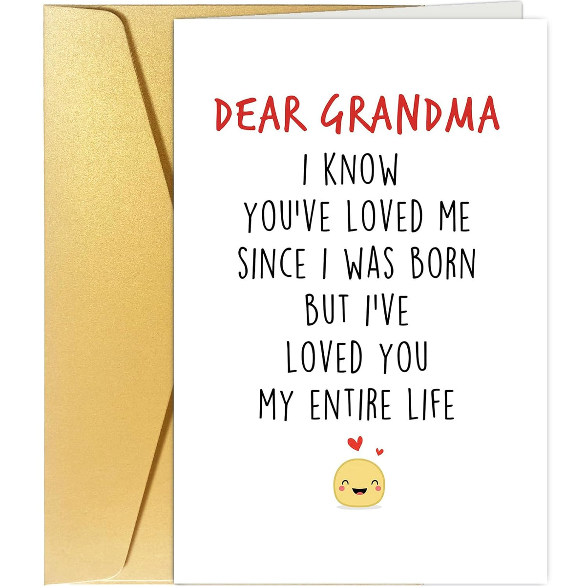 Funny Mothers Day Card For Grandma, Grandmother Birthday Card, Mother'S Day Gift From Grandchild, Happy Mother'S Day Card Gifts For Grandma