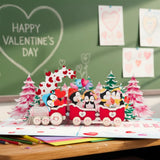 - Funny Penguin Valentines Card, 3D Pop Up Valentines Day Card For Kids, Classroom, Boys, Girls, Son, Daughter | 6X8 In Penguin Kids Valentine Day Cards With Envelope