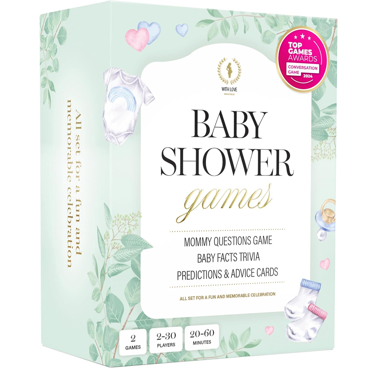Baby Shower Games - Mommy Quiz, Prediction & Advice Cards - Fun For Gender Reveal Games For Boy Or Girl - Gender Neutral
