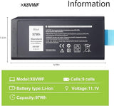 97Wh X8VWF CJ2K1 Replacement Laptop Battery for Dell Latitude 14 Rugged 5404 5414 7404