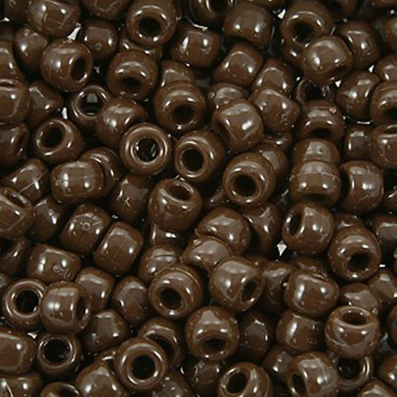 6X9Mm Chocolate Pony Bead, 900 Pieces (750V056)