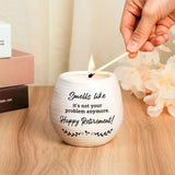 Retirement Gift For Woman, Men - 10Oz Lavender Scented Soy Wax Candle - Best 2026 Retired Gifts For Women, Men, Friends, Coworker, Teacher, Nurse, Funny Retirement Candle