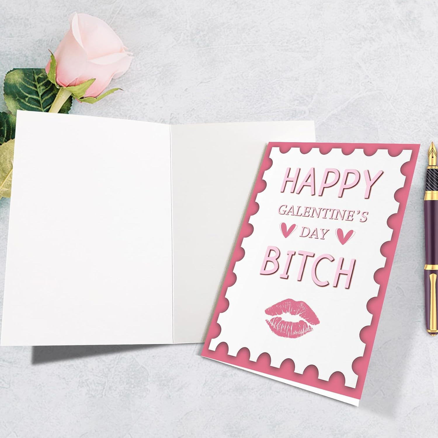 Funny Galentines Day Card For Best Friend, Happy Galentine'S Day Card For Bestie, Humorous Galentines Day Card Gift