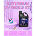 500G Uv Resin, Uv Resin Clear - Fast Curing, Crystal Clear, Odourless, Low Viscosity & Hard Type, Uv Resin Kit For Diy Jewelry Making, Casting, And Coating Crafts