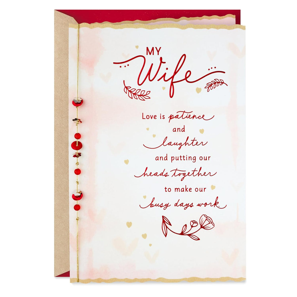 Hallmark Valentine's Day Card for Wife (Happiness and Hard Work)