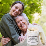 Grandma Christmas Candle Gift From Grandkids, Funny Gifts For Birthday,Mother Day,Grandparents Day,Thanksgiving, Or Christmas, Vanilla Lavender Scented Candle