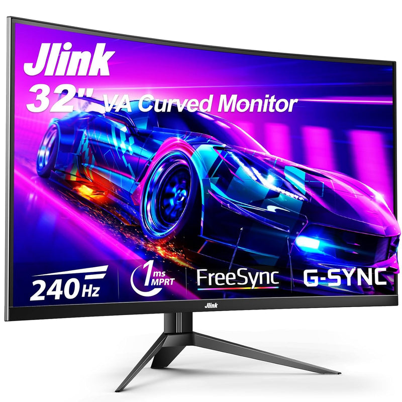 32-Inch Curved Gaming Monitor Up To 240Hz,1080P Computer Monitor 1500R/1Ms(Mpr