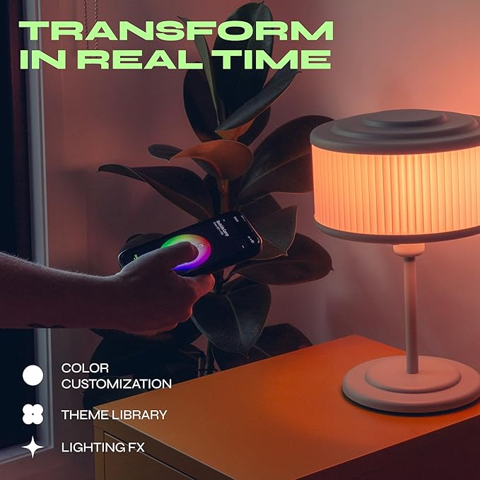A19 Smart Light Bulbs 2 Pack RGBW Color Changing 800LM Matter Compatible Alexa Google HomeKit E26