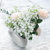 24Pcs Artificial Gypsophila Flowers Fake Flowers Real Touch Fake Flowers For Wedding Party Diy Home Garden Decoration
