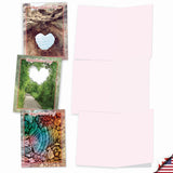 - 10 Boxed Valentine Note Cards With Envelopes - Loving, Heartfelt Assorted Greeting Cards For Valentine'S Day (4 X 5.12 Inch) - Heartscapes Am6838Vdb-B1X10
