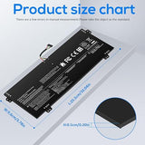 Lenovo L16M4PB1 Laptop Battery Replacement for Yoga 720 730 13IKB 13IWL 5B10M52738