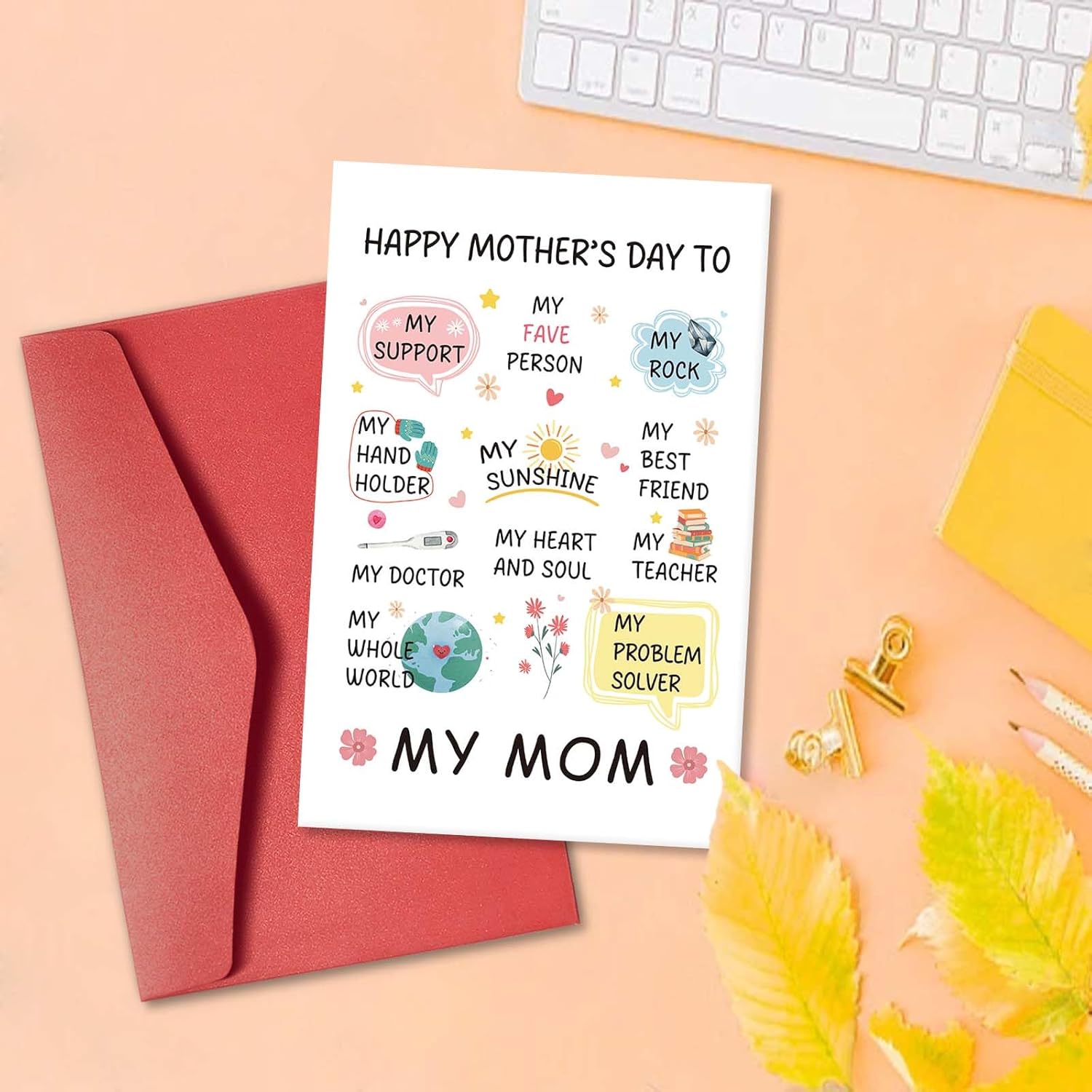 Funny Mother’S Day Card For Mom, Cute Card For Mother On Mother’S Day, Happy Mother’S Day Card From Daughter Son