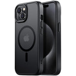 Strong Magnetic for iPhone 15 Case Fits MagSafe 10FT Drop Resistant Matte Skin Feeling Back Cover Shockproof Slim