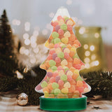 3Pcs Christmas Tree Shaped Candy Bottles Festival Storage Container For Cookies Chocolates For Holiday Decorations And Party Favors
